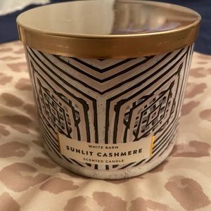 Bath and body works three wick candle